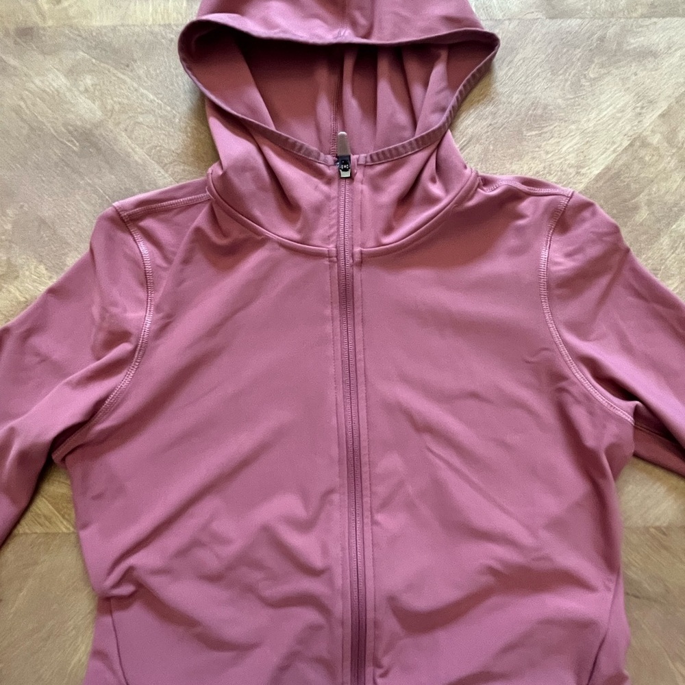 Old Navy Lightweight Pink Hoodie Jacket – Size S - Picture 2 of 10